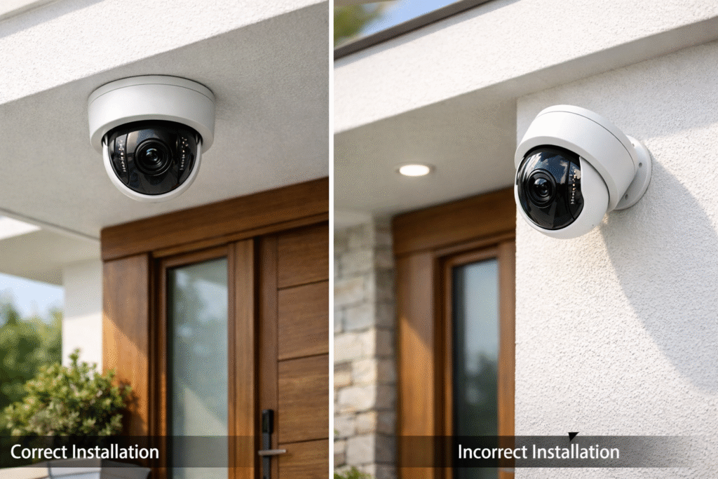 7 Errores al instalar cámaras de seguridad que pueden arruinar tu protección Principales errores al instalar cámaras de seguridad y cómo evitarlos