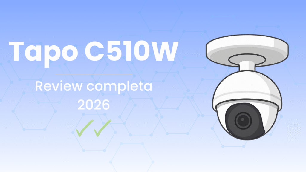 Tapo C510W cámara exterior con resolución 2K, seguimiento automático y visión nocturna para vigilancia del hogar